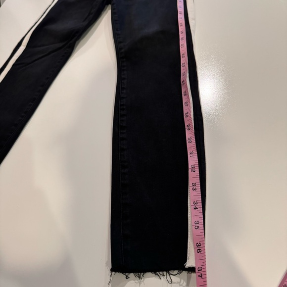 PISTOLA Womens  Berlin Night Black with White Side Stripe Audrey Skinny Jeans - Picture 6 of 9